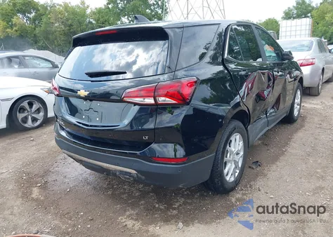 2022 Chevrolet Equinox Fwd Lt из США, поврежденный, VIN 3GNAXKEV8NL200142